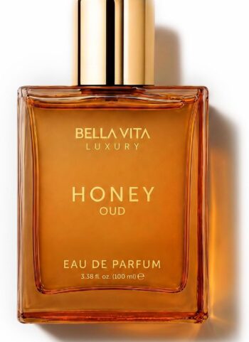 Bellavita Luxury Honey Oud Eau de Parfum | 100 ml (3.4 fl.oz.) | Perfume for Men and Women | Sweet Honey, Bergamot, Oud, and Amber Notes | Women's Day Special