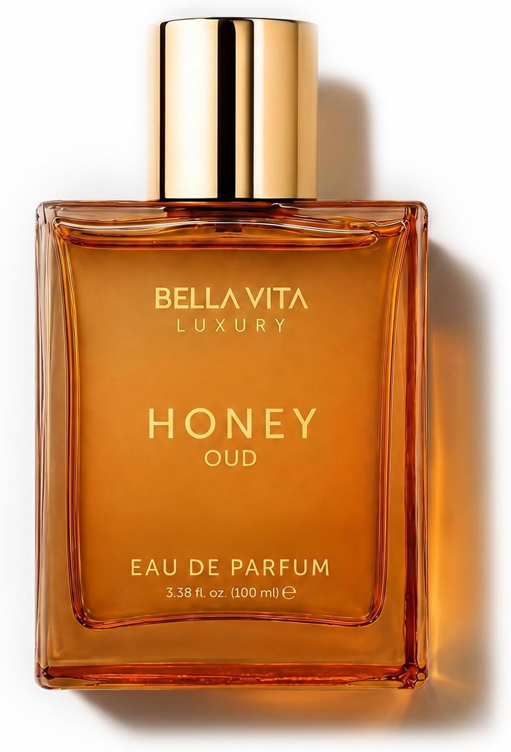 Bellavita Luxury Honey Oud Eau de Parfum | 100 ml (3.4 fl.oz.) | Perfume for Men and Women | Sweet Honey, Bergamot, Oud, and Amber Notes | Women's Day Special